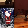 Mini Retro Christmas Snow Music TV Party Decoration Christmas Home