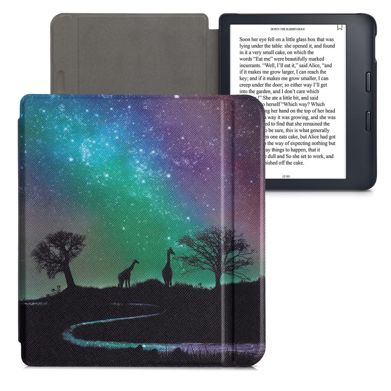kwmobile Flip Case Compatible with Tolino Vision 6 Case -