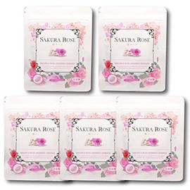 Rose Suppley, Concentrated Cherry Blossom Rose, 5 Bags Set, 150 Days, Thick Ingredients, Cherry Blossom and Rose Scent