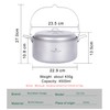 Boundless Voyage Titanium Food Steamer Pan Stock Pot Soup Pot