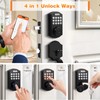 Probrico Fingerprint Keyless Entry Door Lock with Handle, Smart Front
