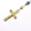 Evil 18k Layered Real Gold Filled EVIL eyes Religious necklaces