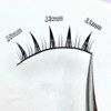5 Pairs Makeup Cartoon Eyelashes Cosplay Anime Eyelashes Black Stem