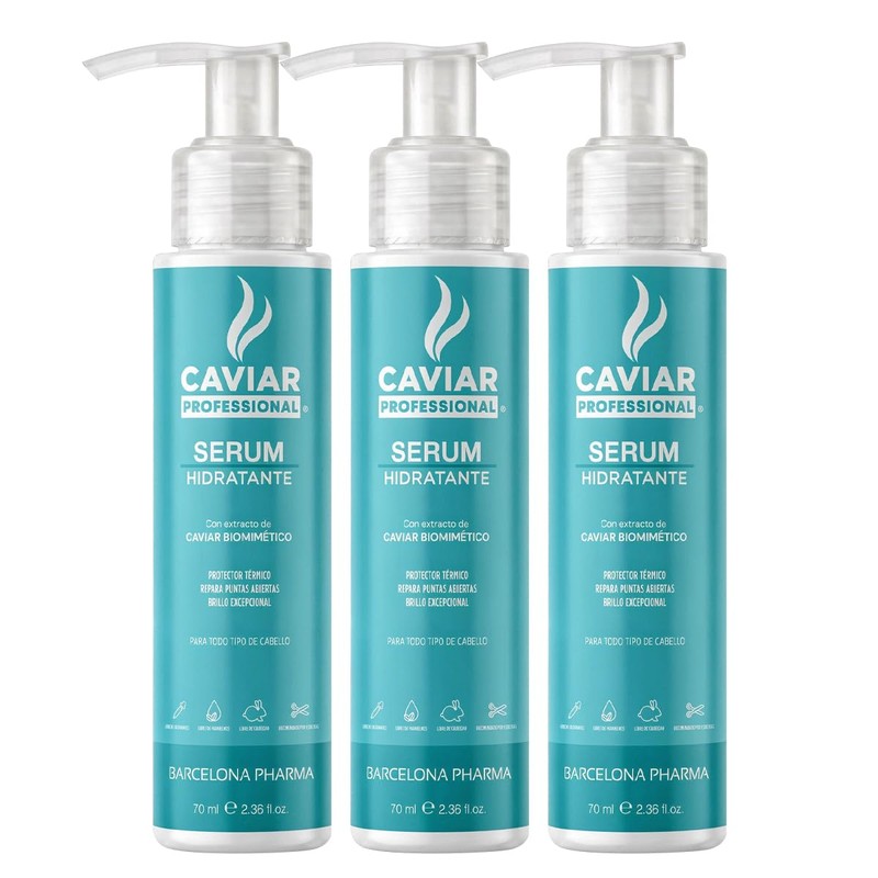 Trio Serum Hidratante para cabello | Protector térmico | Sellador