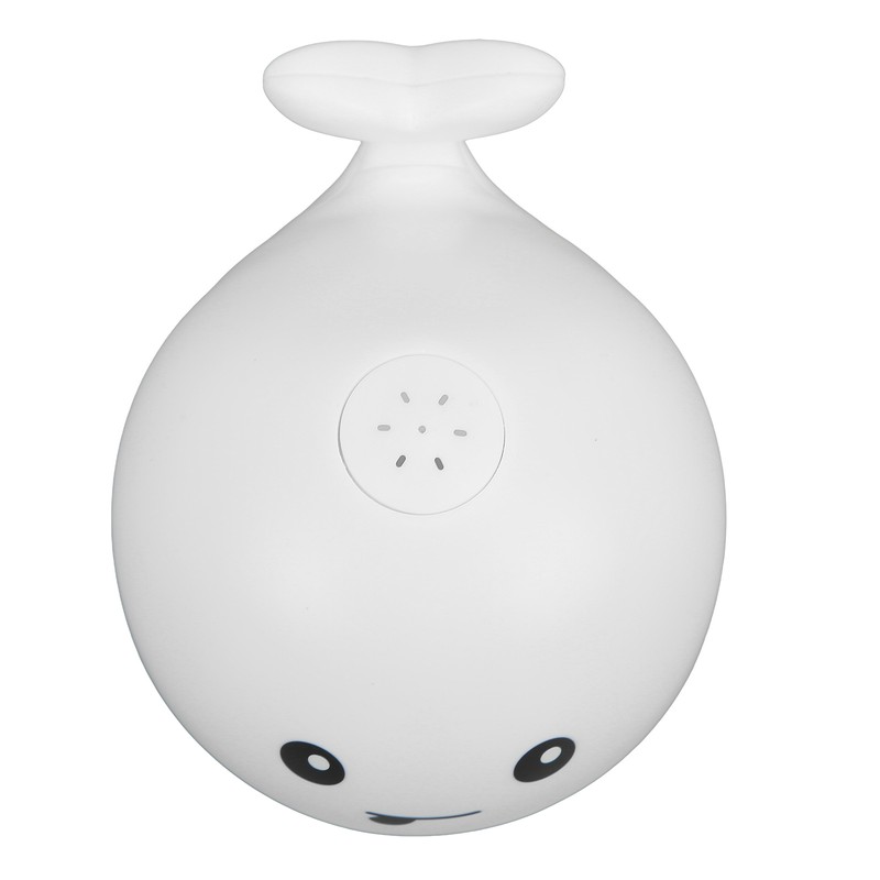 Whale Water Spray Toy White Induction Switch Floating Spraying Flashing