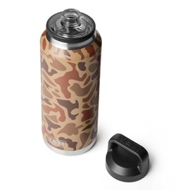 YETI Rambler 46 oz Bottle, Vacuum Insulated, Stainless Steel with Chug Cap, Wetlands Camo