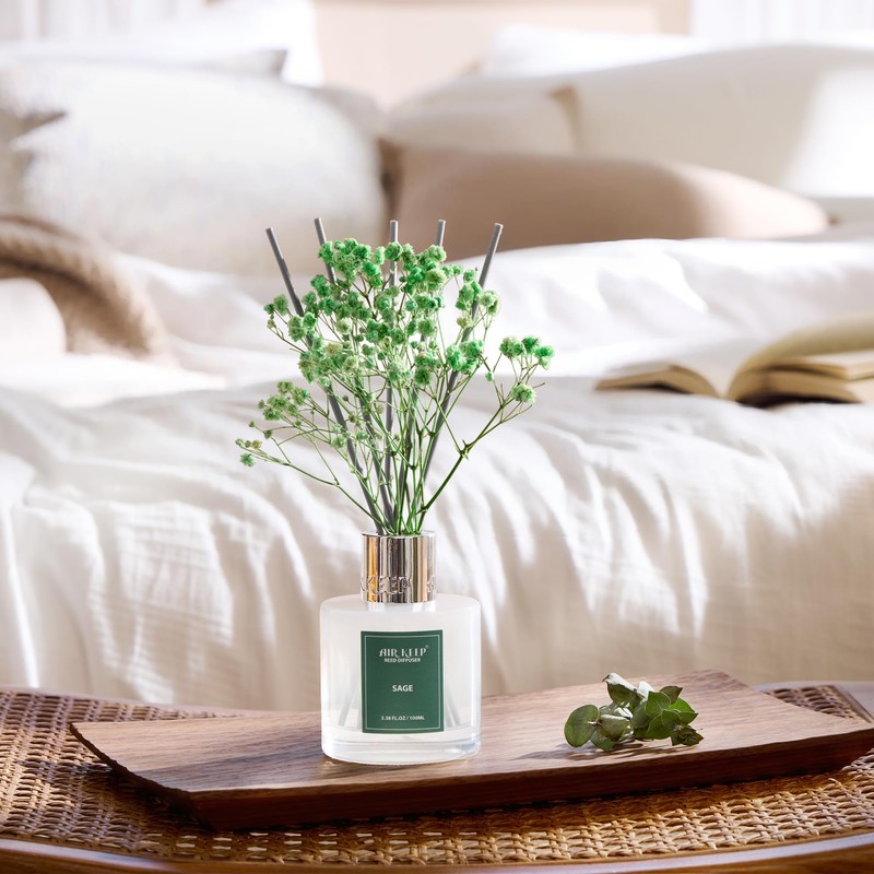 Airkeep Reed Diffuser Set, 3.38 fl oz (100 ml) -