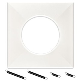Zookpr S97010319 Bathroom Exhaust Fan Cover for Broan Grille with Springs - 161, 162, 9412D-R01, 9417DN-R01 (Replaces 99111347) for Bulb Ceiling Heater