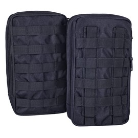 ELITE BAGS - Pocket Side Pockets (Set of 2) | Black | Compact | Ideal Accessory for Your ELITE BAGS Backpack