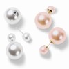 DOLCE LUCCI Double Pearl Earrings, Large, For Women, Valentine’s Day
