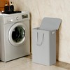 efluky Slim Laundry Basket with Lid, Narrow Laundry Hamper with