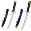 zonzxcv 2 Pcs Plastic Samurai Sword Katana Sword Toy Sword