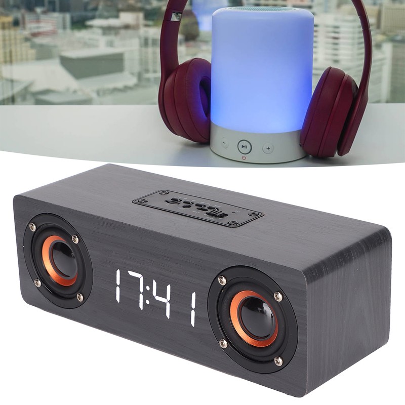Bluetooth Speaker Multifunctional Hands Free Call Radio Alarm Clock Speaker