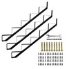 3 Packs Metal Stair Step Stringers, 5 Step Steel Riser