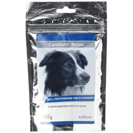 Alfavet Canigum Relax Dietary Supplement Food for Dogs, 120 g