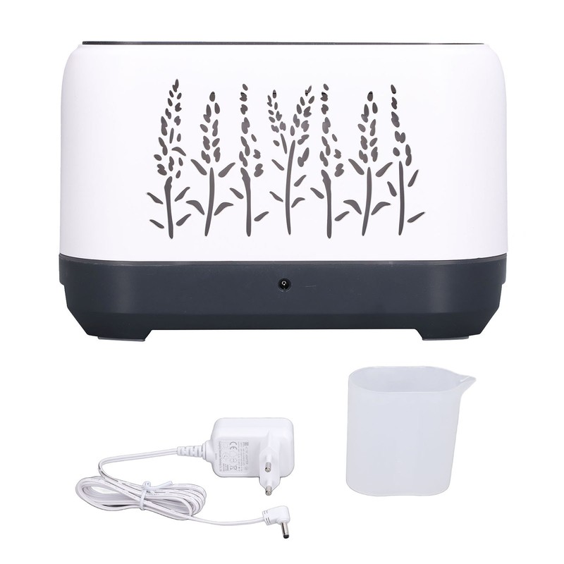 Humidifier 200ml White Hollow Flame Ultrasonic Atomization Silent Aroma Diffuser