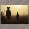 FLATCARD Field Devil Kid Weird Creepy Vibe Cult Strange Unusual