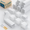 Nouscan 4" 9.5Ft Mini Split Line Set Cover with Flexible