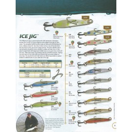 Ice Jig Williams Lures - Silver & Gold Mirror - J60H - 3-1/4" Long - 1/2 oz