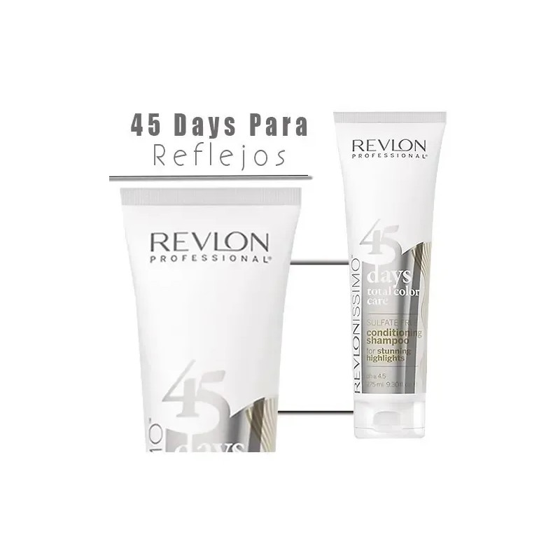 Shampoo Acondicionador Revlonissimo 45 Days Para Reflejos