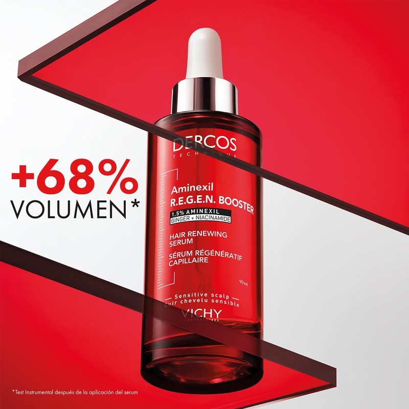 Vichy Dercos R.E.G.EN Booster Sérum Capilar Anti-Caída Dermatológico 90ml