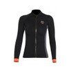 Women 3mm Neoprene Long Sleeve Wetsuit Top Warm Front Zipper