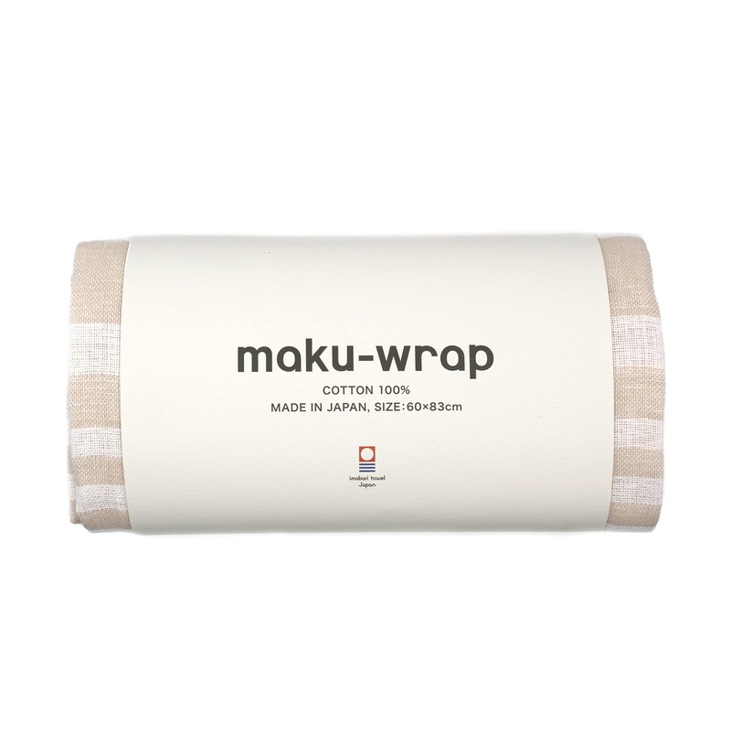 Iori Imabari Towel Pillow Cover Maku-wrap (Blue) Soft, Quick Drying