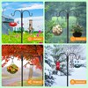 FEED GARDEN Adjustable Double Shepherds Hook for Outdoor with 5