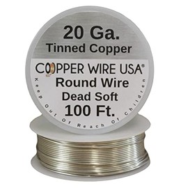 20 Ga Tinned Copper Buss Wire 100 Ft. Spool