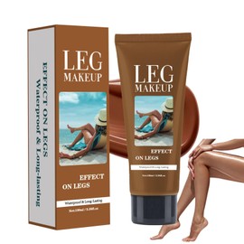 Waterproof No Transfer Leg Makeup Full Coverage,Concealer for Varicose Veins, Scars & Tattoos Cover Up,Long Lasting on Mature Skin & Dark Skin Tones,Self Tan Legs Lotion