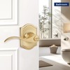 Bonpoly 4 Pack Brass Door Knobs, Interior Privacy Door Knob
