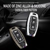 ontto 3-Button Luminous Key Shell Fit for Nissan Key Fob