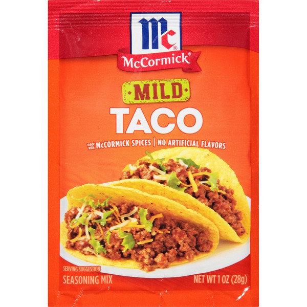 McCormick Classic Taco Seasoning Mix Packet, Mild, 1 oz(Pack of 24)