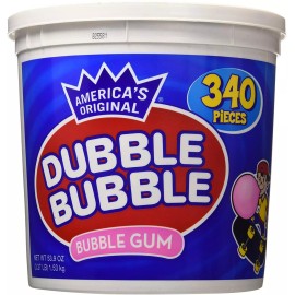 Dubble Bubble Gum, 53.9 Ounce - 340 Count Bucket