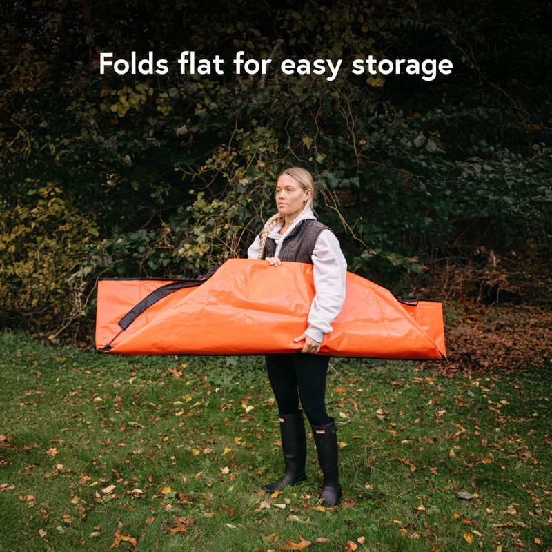 Leaf Tarp for Yard Cleanup – Wind-Proof Design Stays Put