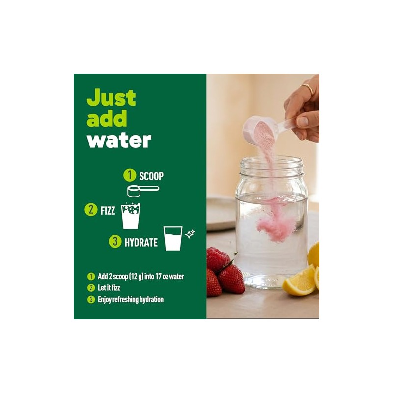 Organika Electrolitos con Colágeno con Prebióticos Limón y Bayas 360
