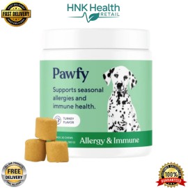 Pawfy Supports Seasonal Allergies And Immune Health - 30 Soft Chews