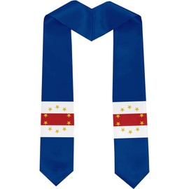Cape Verde Graduation Scarf Sash Cape Verde Flag Graduation Sash Graduation Stole