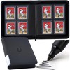 Toploader Binder, Holds 128 Top Loaders - 4 Pocket Top