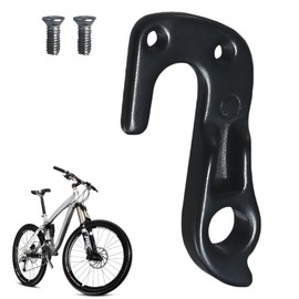 TenaLucy Derailleur Hanger for Bicycles, Derailleur Hanger Cube Rear Derailleur Hanger Bicycle Screws Aluminium Alloy Replacement Part Bicycle Accessories Tail Hook, for Mountain Bike Cycling (Black)