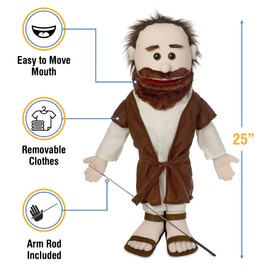 25" Joseph, Full Body Bible Character, Christian Ministry Puppet