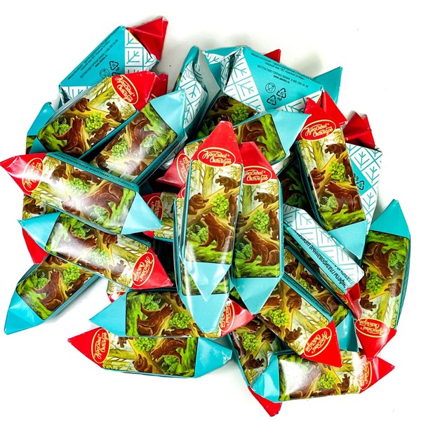 Candies Mishka Kosolapy, Classic Russian Chocolate by Red October 454 g | 1 lb