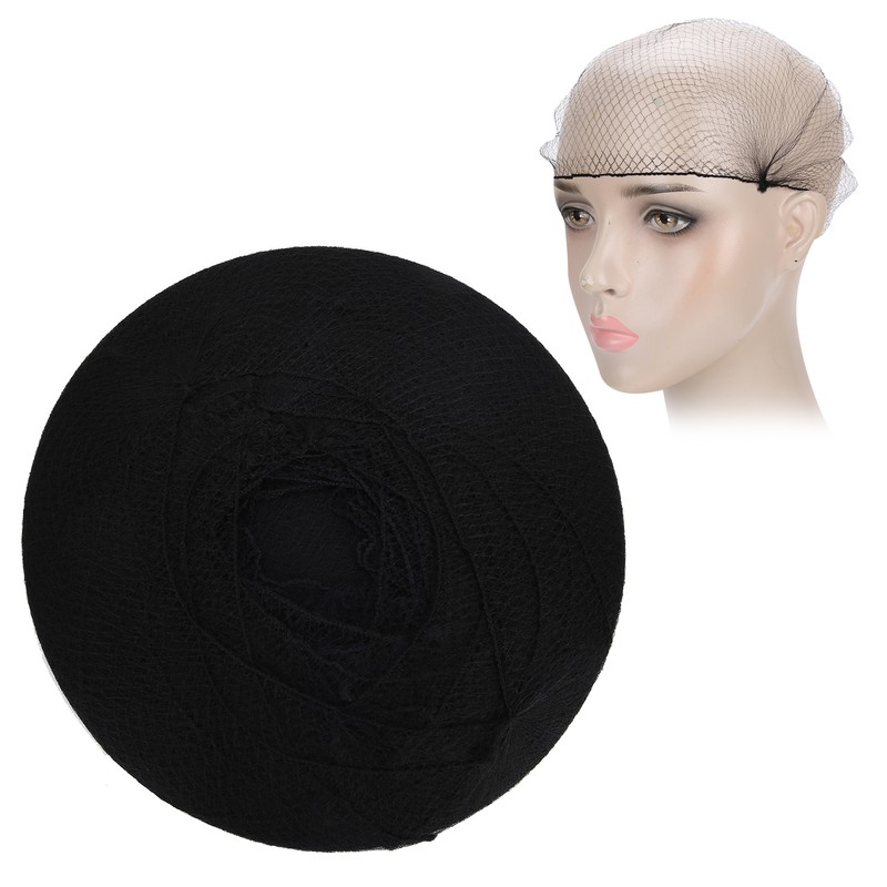 144pcs Hairnet Nylon Disposable Wig Cap Breathable Hair Mesh Net