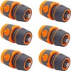 Ktnyl 6 Piece Garden Hose Connection Set, Hose Connector, Hose
