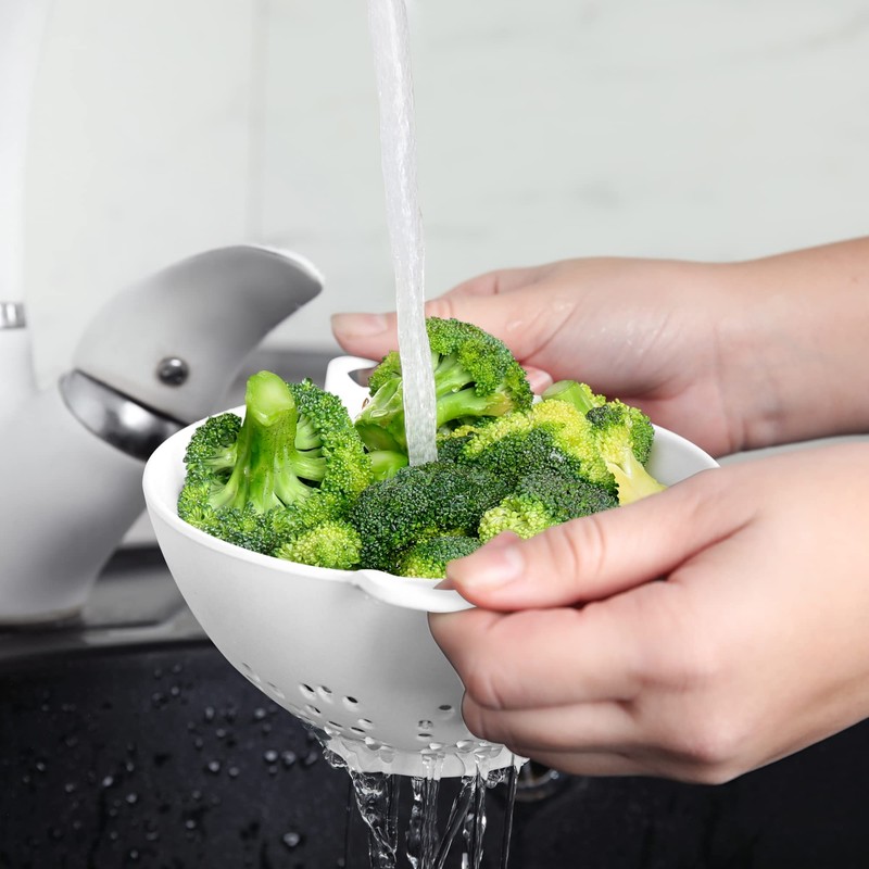 Meadow Lane Goods 6-Inch, 3 Cup Personal Colander With Dual