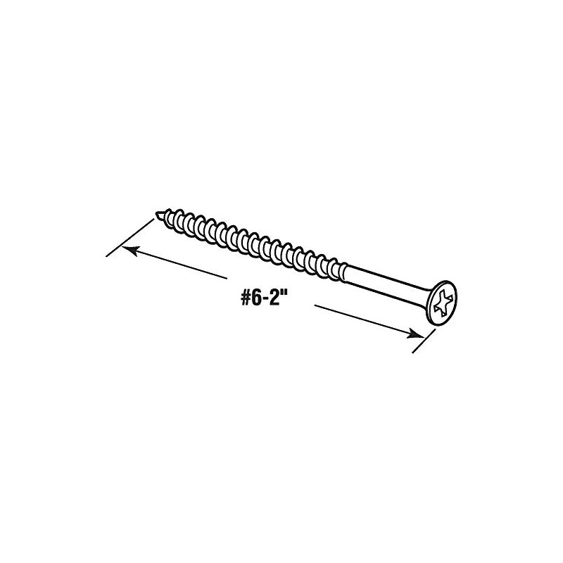 Prime-Line MPSC7849-100 Drywall Screws, #6 x 2 In., Coarse Thread,