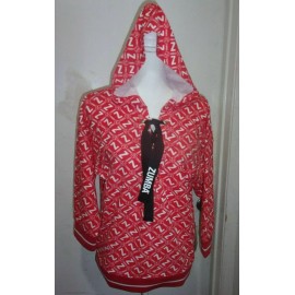 Zumba NEW "Made with Zumba Love" Z1T01816 Lace Up Pullover Hoodie size M (C4)