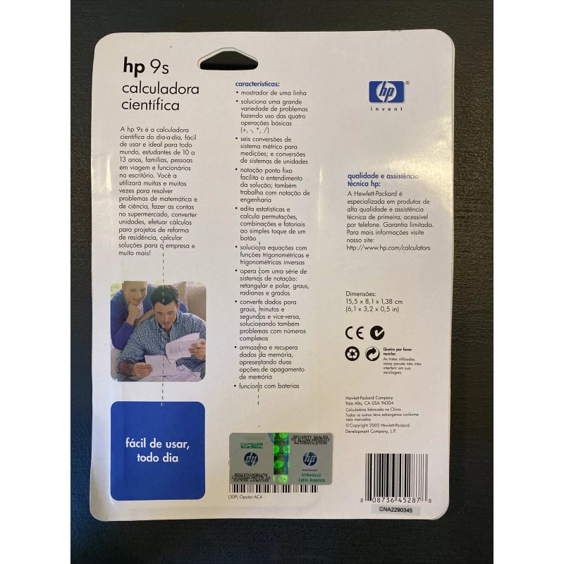 HP New HP 9S Scientific Calculator. Still in Packaging. High