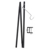 Camping Lantern Stand Aluminum Alloy Foldable Single Hook Lamp Pole