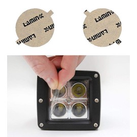 Lamin-x Custom Fit Clear Fog Light Covers for Mitsubishi Lancer (07-15)